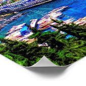 Poster Amalfi Coast Italie Voyage Retro (Coin)