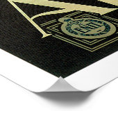 Poster Amalfi Italie Vintage voyage (Coin)