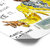 Poster AMANDA GORMAN - Il Y A Toujours De La Lumière (Coin)