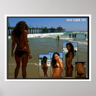 POSTER - Amanda in Huntington Beach