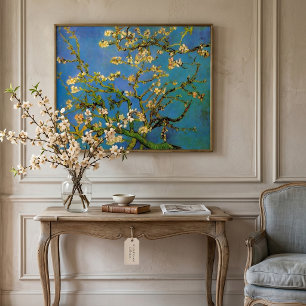 Poster Amandier en fleurs de Vincent van Gogh