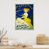 Poster Amandines de Provence 1900 (Cuisine)