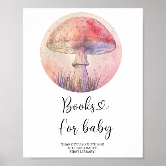 Poster Amanite tue-mouches fée - livres pour bébé (Devant)