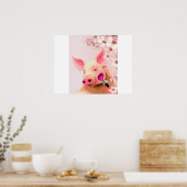 Poster amant beauté cochon_cochon (Cuisine)