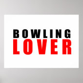 Poster Amant de bowling (Devant)