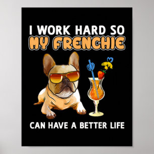 Poster Amant Français Français Bulldog