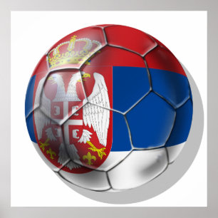 Poster Amants 2014 serbes de boule de coupe du monde du