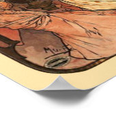 Poster Amants, Alphonse Mucha (Coin)
