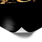 Poster Amants de Vérone éclairés par la lune (Coin)