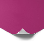 Poster Amarant (M&P) (couleur solide) (Coin)