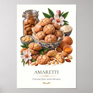 Poster Amaretti – Vintage Italian Dessert
