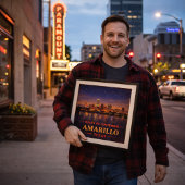 Poster Amarillo Texas Centenaire