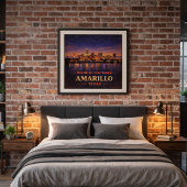 Poster Amarillo Texas Centennial