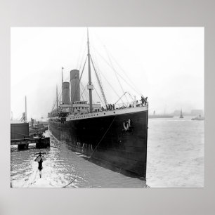 Poster Amarrage RMS océanique