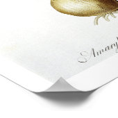 Poster Amaryllis Belladonna, de 'Les Liliacées', engrave (Coin)