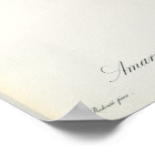 Poster Amaryllis Curvifolia, 1809, de `Les (Coin)