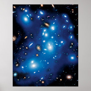 Poster Amas de galaxies Abell 2744 Pandora Photo spatiale