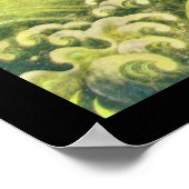 Poster AMATÉRASU, GODDESS SOLEIL, vert jaune noir (Coin)