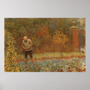 Poster Amateur (Coachman & Cabbages) par Frederick Walker