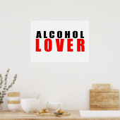 Poster Amateur d'alcool (Cuisine)