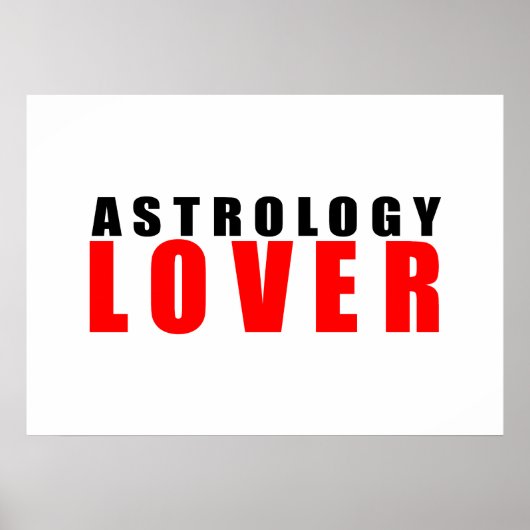 Poster Amateur d'astrologie (Devant)