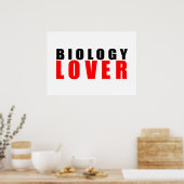 Poster Amateur de biologie (Cuisine)