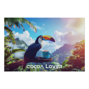POSTER AMATEUR DE CACAO - TOUCAN