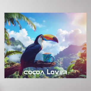POSTER AMATEUR DE CACAO - TOUCAN