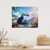 POSTER AMATEUR DE CACAO - TOUCAN (Cuisine)