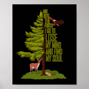 Poster Amateur de camping - Aventure en pleine nature - E