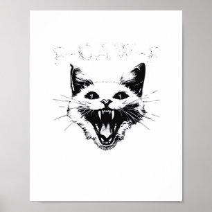 Poster Amateur de Halloween F-Caw-F drôle Classique