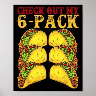 Poster Amateur de tacos gymnaste de Cinco De Mayo - Décou