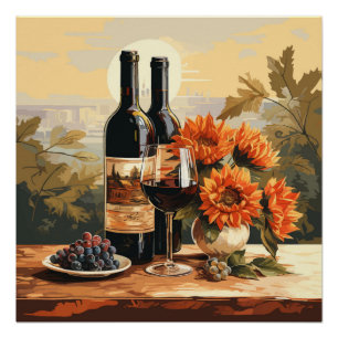 Poster Amateur de vin