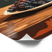 Poster Amateur de vin (Coin)