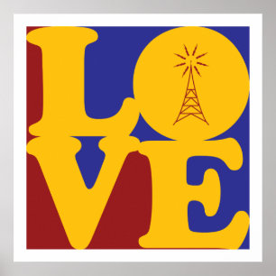 Poster Amateur Radio Amour