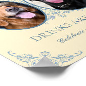 Poster Amateurs d'animaux de compagnie Jaune Chic Mariage (Coin)