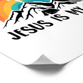 Poster Amateurs de camping - Jesus Faith Christian (Coin)