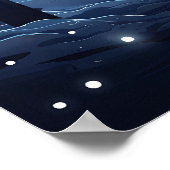 Poster Amateurs de cerfs d'hiver cool (Coin)