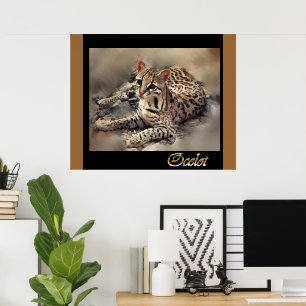 Poster Amateurs de chats sauvages d'Ocelot