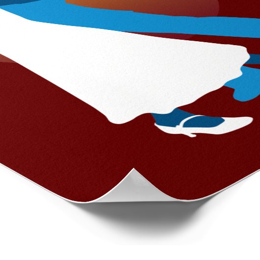 Poster Amateurs de danse valse (Coin)