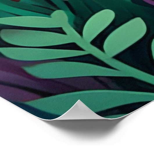 Poster Amateurs de jungle cool d'éléphants (Coin)