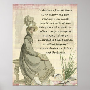 Poster Amateurs de livres Austen