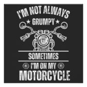 Poster Amateurs de moto | Cadeau Cool Biker Dad (Devant)