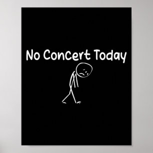 Poster Amateurs de musique triste bonhomme bâton Pas de c