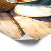 Poster Amateurs de nourriture cool pain sandwich viande P (Coin)