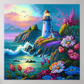 Poster Amateurs de phare de plage (Devant)