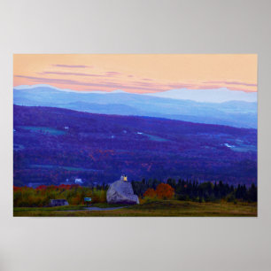 Poster Amateurs de Sentinel Rock au coucher du soleil, Ve