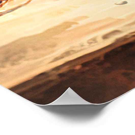 Poster Amateurs de vin rustique cool (Coin)