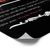 Poster Amateurs mécaniques |Définition du technicien de m (Coin)