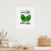 Poster Amaze-mint Funny Mint Leaves Pun (Cuisine)